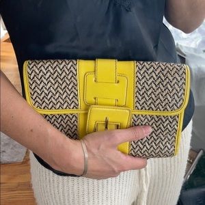 BARNEY’S New York gorgeous straw wicker mini bag purse spring vacation beach